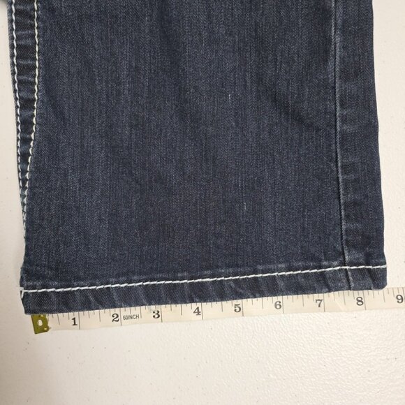 Maurices Womens Scarlett Straight Leg Jeans Blue Size  13/14 SHORT Indigo *Read* - Picture 14 of 16